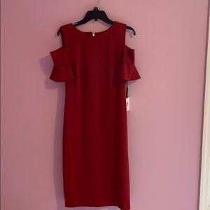 Cold shoulder dress